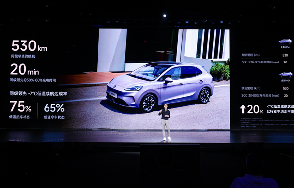 同级唯一一体式热管理+530km超长续航 全新MG4预售7.38万元起