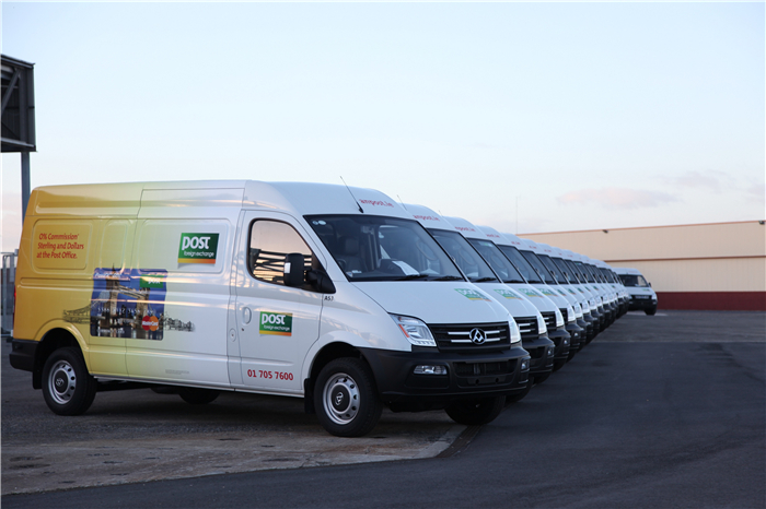 KY开元大通260台V80交付爱尔兰国家邮政