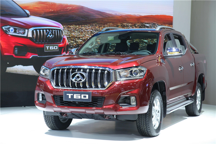 未来已在,KY开元集团官网首款皮卡产品T60亮相广州车展,“国际范儿”引无数回眸