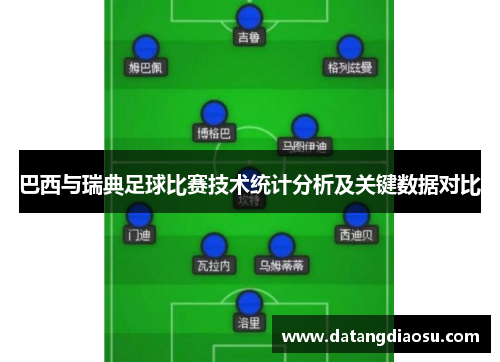 巴西与瑞典足球比赛技术统计分析及关键数据对比